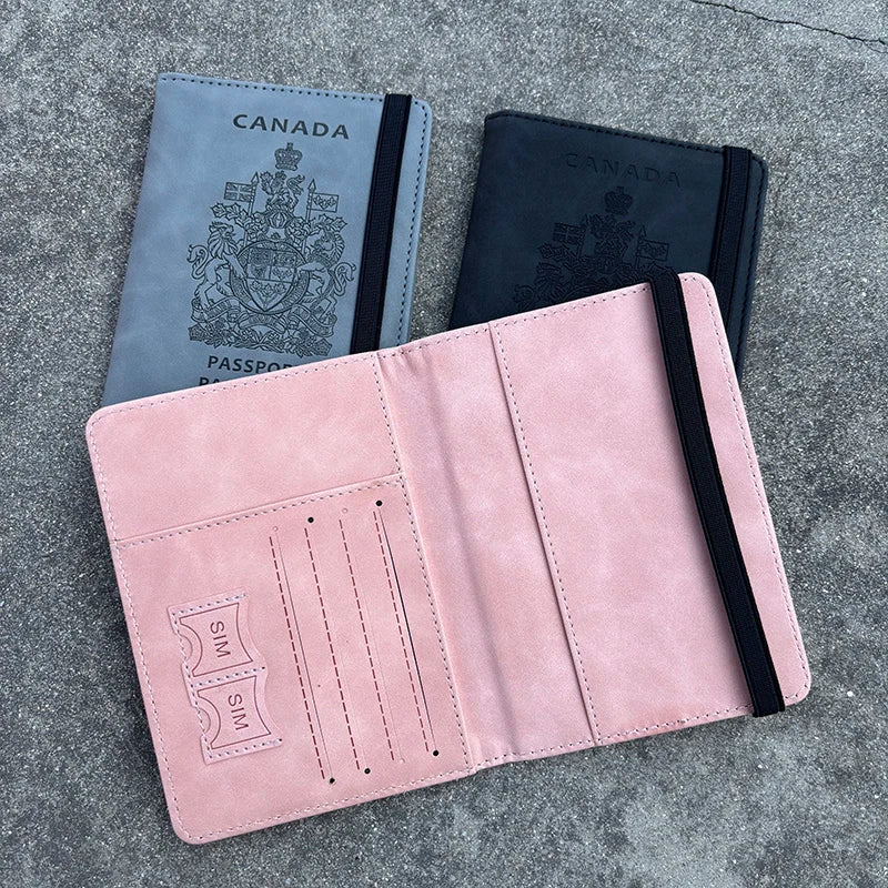 Canadian Maple Leaf Passport Clutch | OWNLUXE