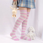 Over Striped Cotton Socks | OWNLUXE