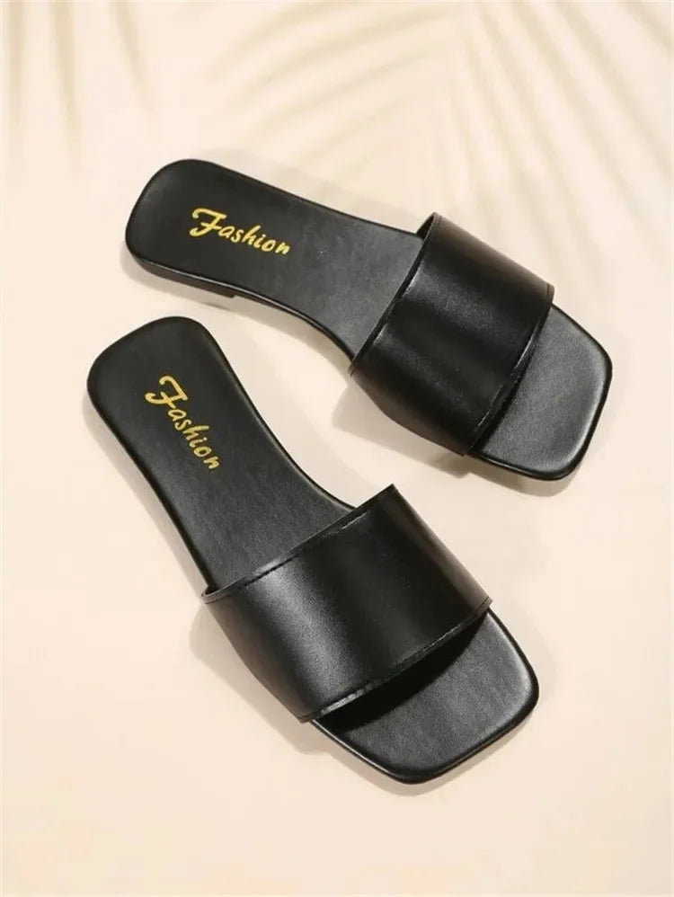 Women’s Platform Slide Slippers – Cushioned Outdoor Comfort
