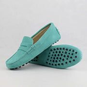 Women's Leather Loafers (Light Grey) – Shop at OWNLUXE