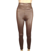 High-Waist Faux Leather Leggings | OWNLUXE