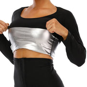 Sauna Sweat Shapewear Top Waist Trainer Shirt