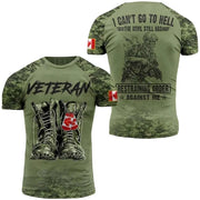 Canada Camouflage T Shirt Men ARMY VETERAN Combat Tops 3D Military Camo Print Canadian Soldiers T-shirt Beige Field Short Sleeve