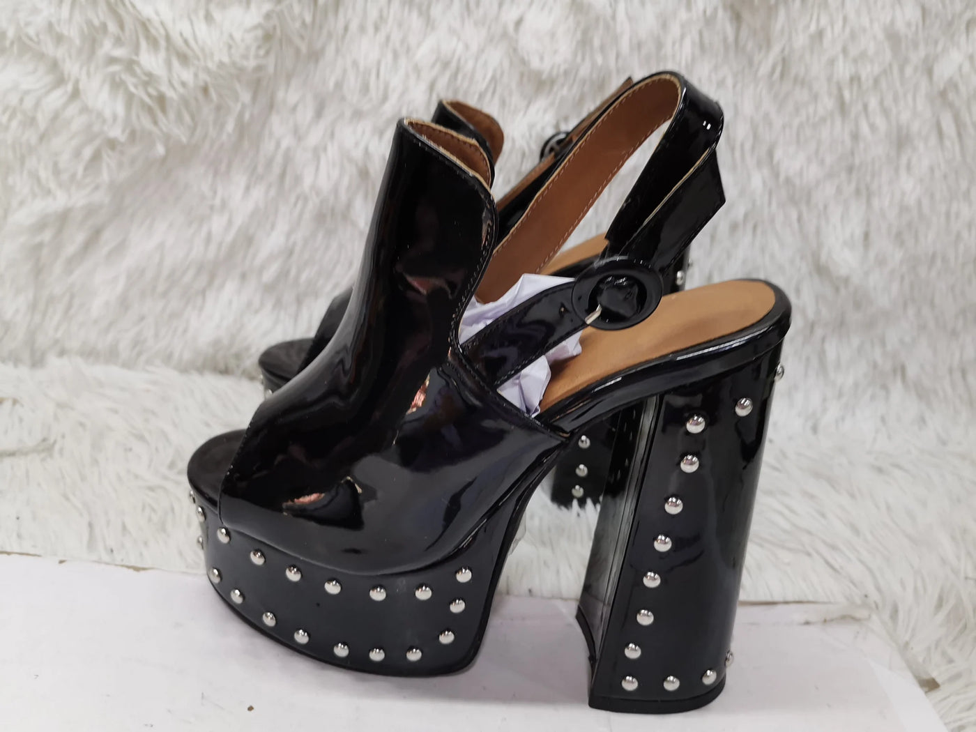 Women's Platform Leather Heels – Shop at OWNLUXE