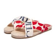 Woven Flat Women’s Slides – Casual Summer Comfort Slippers
