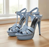 Women's Open Toe Heels (Yellow) | OWNLUXE