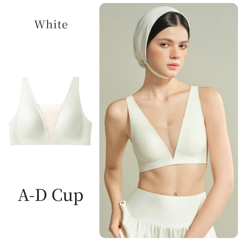 Plunge Seamless Push-Up Wire-Free Bra | OWNLUXE