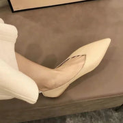 Women's Leather Flats (Beige) – Shop at OWNLUXE