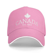Canada Est. 1867 Maple Leaf Baseball Cap – Unisex Snapback Trucker Hat | OWNLUXE