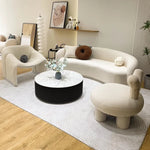 Load image into Gallery viewer, L-Shaped Lamb Wool Sofa – Nordic Modern Corner Comfort
