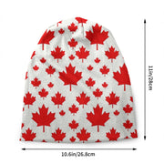 Canadian Flag Beanie – Unisex Winter Knitted Hat Canadian Patriotic | OWNLUXE