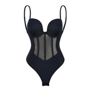 Backless Bodysuit Shapewear with Push Up Bra & Tummy Control