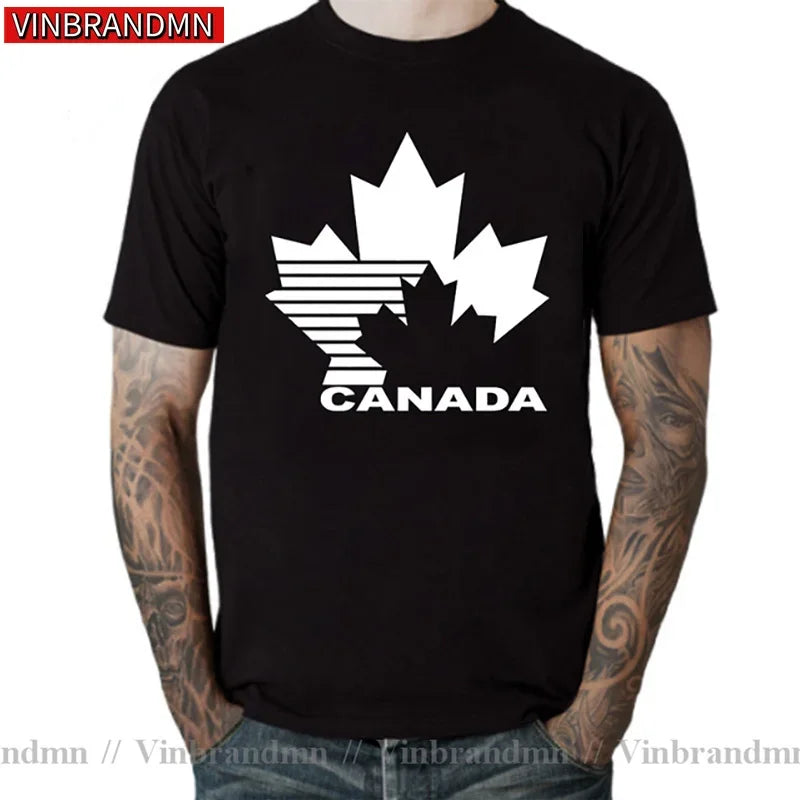 True North Strong Canada T-Shirt – Canadian Map Flag Maple Leaf Tee | OWNLUXE