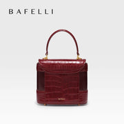 Leather Handbag (Ancora-Red) | OWNLUXE