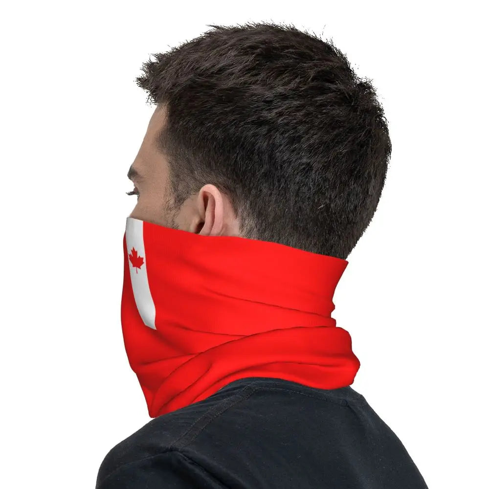 Canadian Flag Maple Leaf Neck Gaiter | OWNLUXE