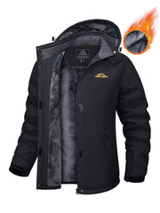 Women’s Fleece-Lined Winter Jacket with Hood