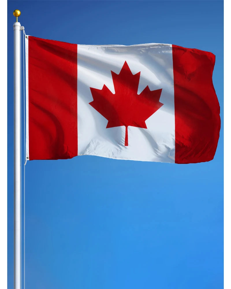 Canada Flag Printed Polyester – Lightweight Outdoor Banner