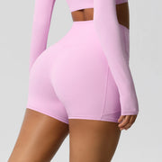 Women’s High-Waisted Skinny Shorts – Smooth Base Layer