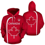 Load image into Gallery viewer, Custom 3D Canada Flag Hoodie - Personalized Photo Print Sweatshirt
