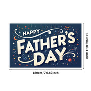 Happy Father’s Day Party Banner – Large 180×110 cm Backdrop