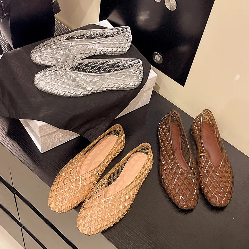 Women's Mouth Crystal Sandals | OWNLUXE