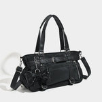 Load image into Gallery viewer, PU &amp; Canvas Travel Duffle Bag | Sac de voyage en PU et toile

