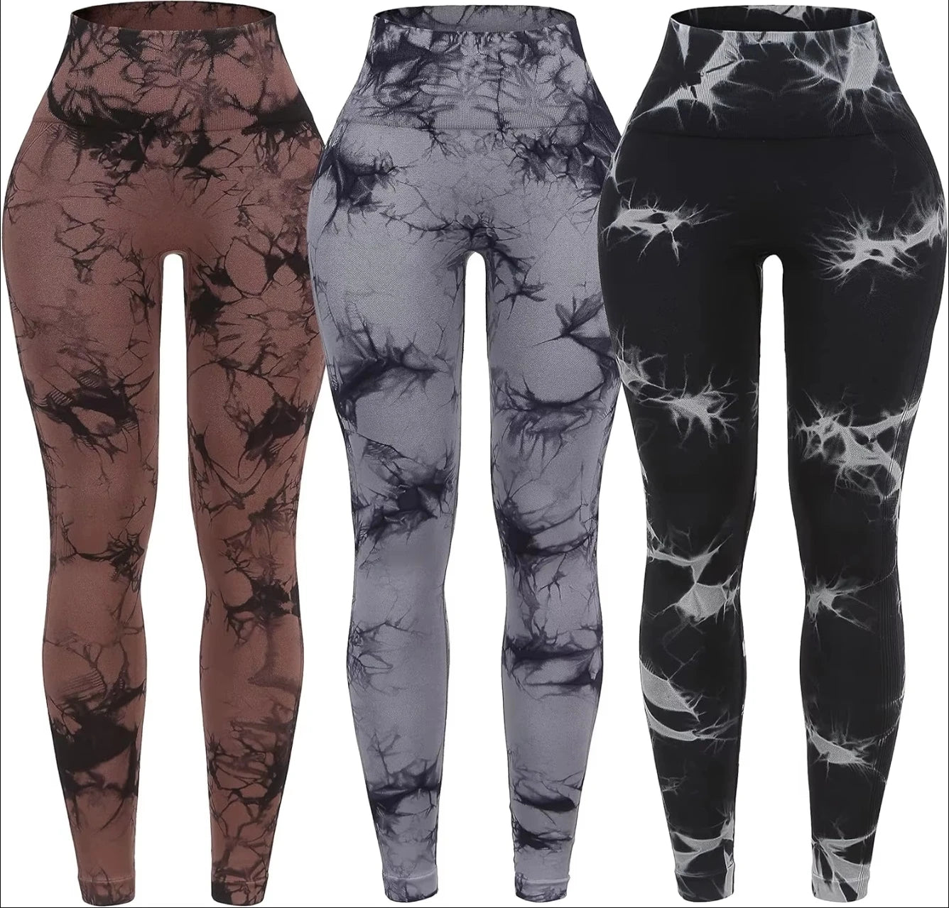 Seamless High-Waist Push-Up Yoga Leggings – Stretchy, Breathable & Form-Fitting