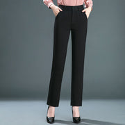 Stretch High Waist Trousers – Fashion Casual Slacks