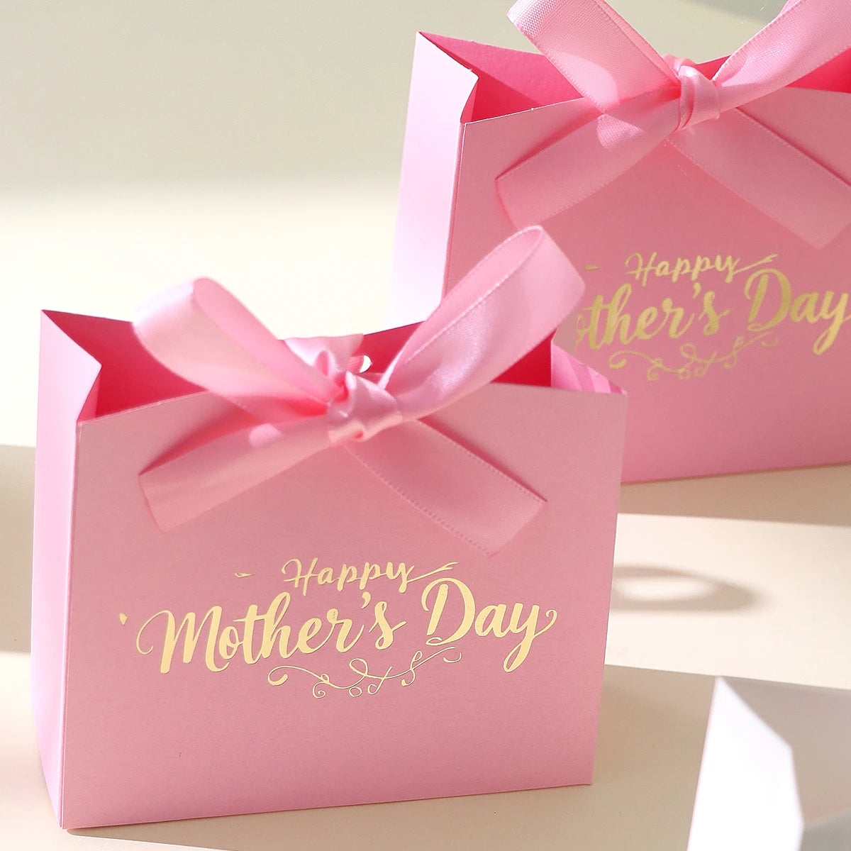 Mini Gift Boxes 5-Pack — Ribbon Bow Candy & Party Favour Boxes | OWNLUXE
