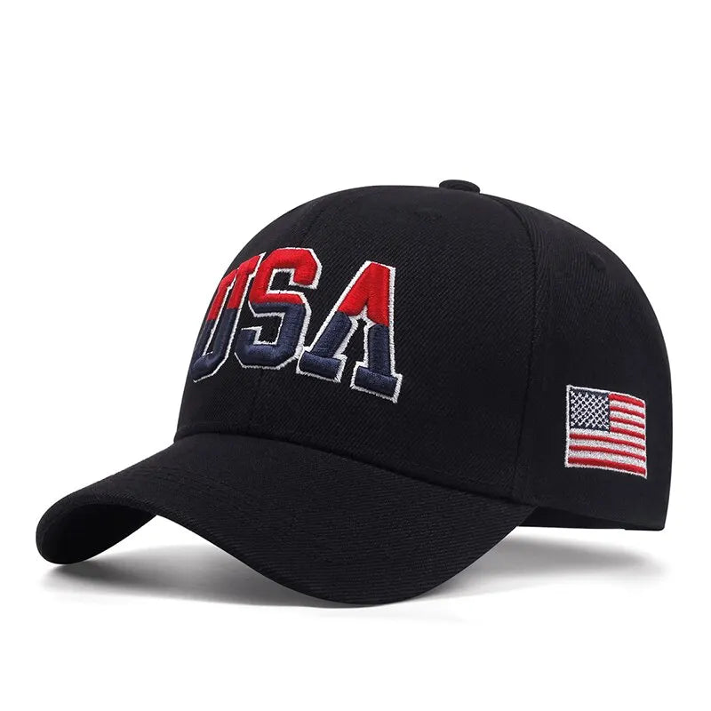 Fastball Cap Flag (Black Snapback) | OWNLUXE