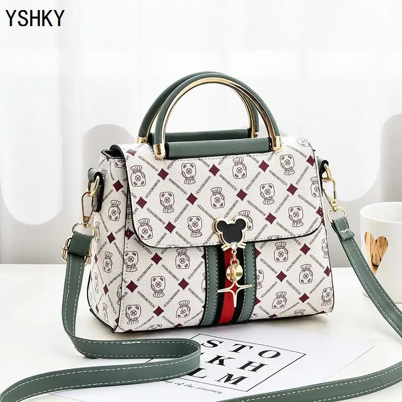 Soft PU Tote & Crossbody Bag – Versatile Flap Handbag