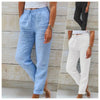Women's High-Waist Cotton Pants | OWNLUXE