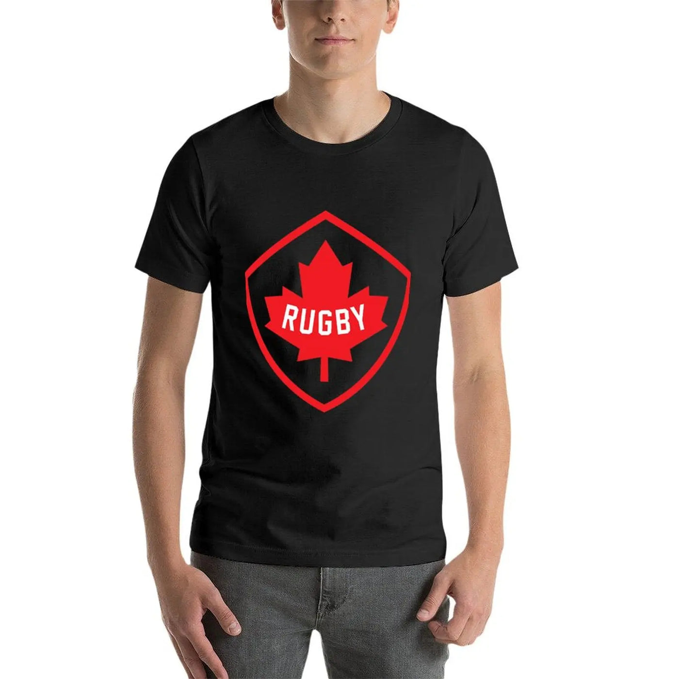 Canada Rugby Graphic T-Shirt – Oversized Plus Size | OWNLUXE