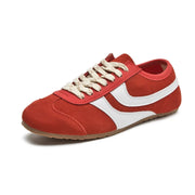 Women’s German-Inspired Leather Sneakers – Genuine Cowhide