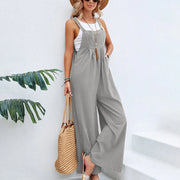 Women's Wide Leg Sleeveless Jumpsuit | OWNLUXE