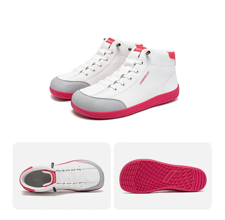 Mid-Top Barefoot Ankle Boots – Wide Toe Minimalist Sneakers
