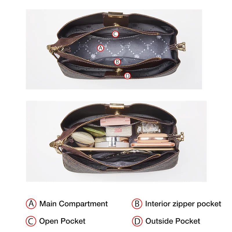 Spacious Leather Retro Bucket Bag | OWNLUXE