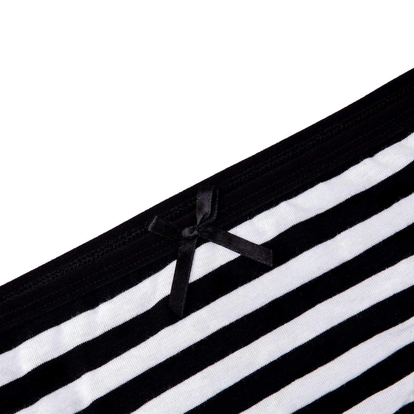Women's Cotton Bikini Briefs 5-Pack | Striped Low-Rise Underwear | OWNLUXE