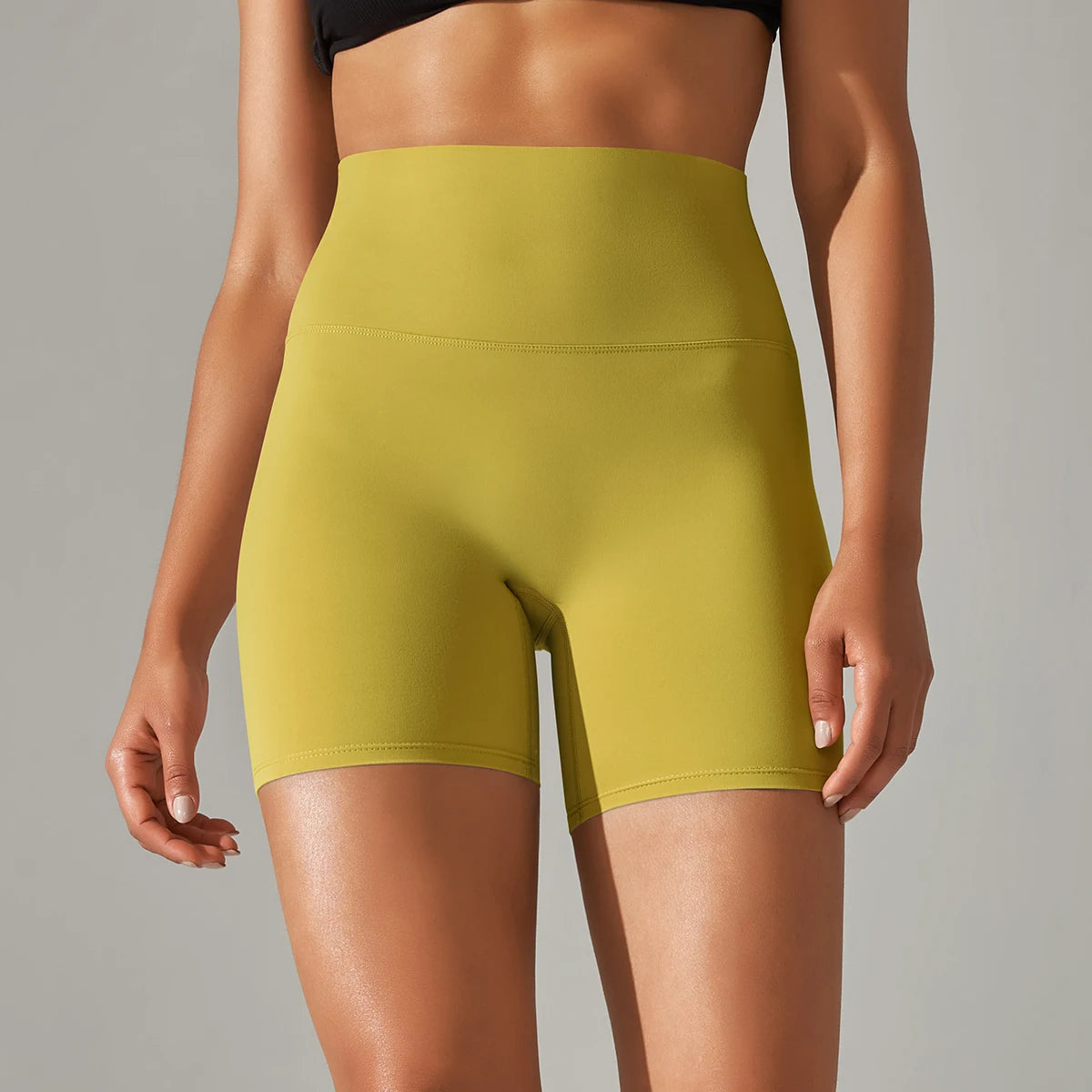 Seamless Yoga Shorts Women Fitness Shorts Running Cycling Shorts Breathable Sports Leggings High Waist Workout Gym Shorts