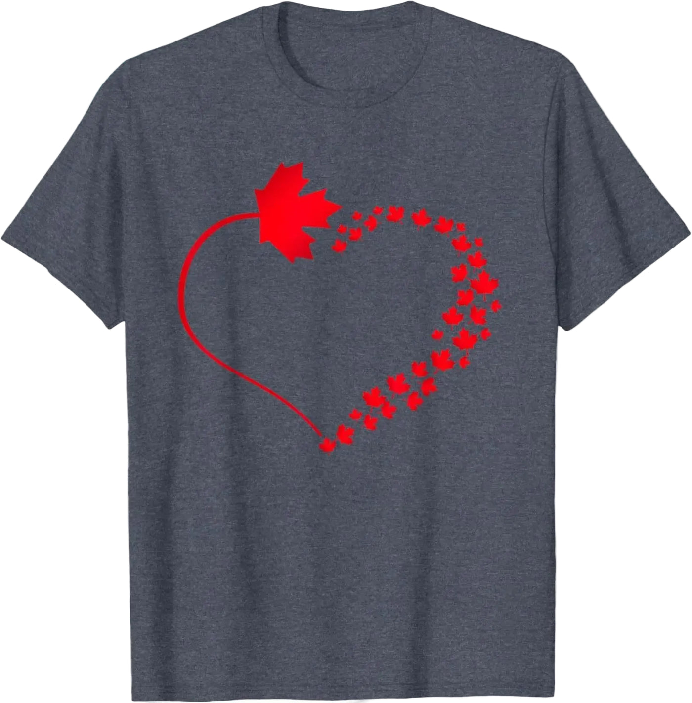 Maple Leaf Heart Canada Pride T-Shirt – Unisex Cotton Tee | OWNLUXE