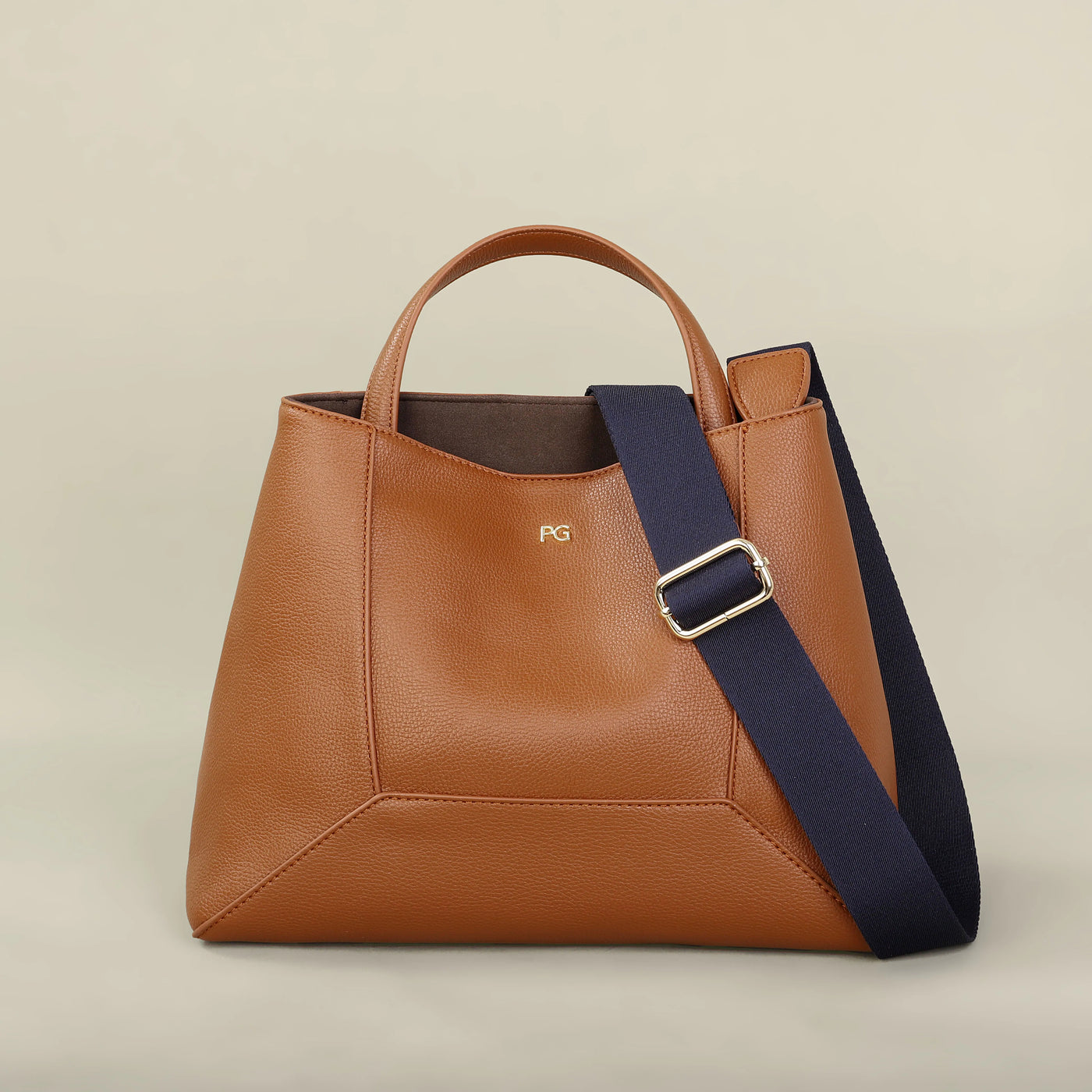 PG Genuine Leather Tote Bag - High Capacity Designer Shoulder Bag | OWNLUXE