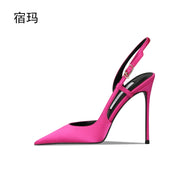 Women's Satin Heels | OWNLUXE