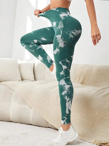 Seamless High-Waist Push-Up Yoga Leggings – Stretchy, Breathable & Form-Fitting