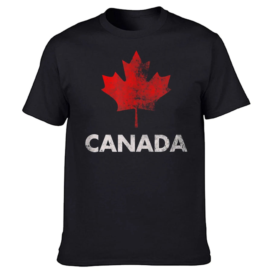 Vintage Canadian Canada Flag T-Shirt - 100% Cotton Graphic Tee | OWNLUXE