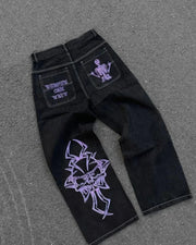 2026 American Trend Straight Jeans - Hip Hop Wide Leg Unisex
