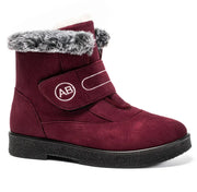 Warm Fur Ankle Boots - Women's Elegant Winter Snow Booties