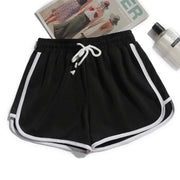 Striped Relaxed-Fit Sport Yoga Shorts | OWNLUXE