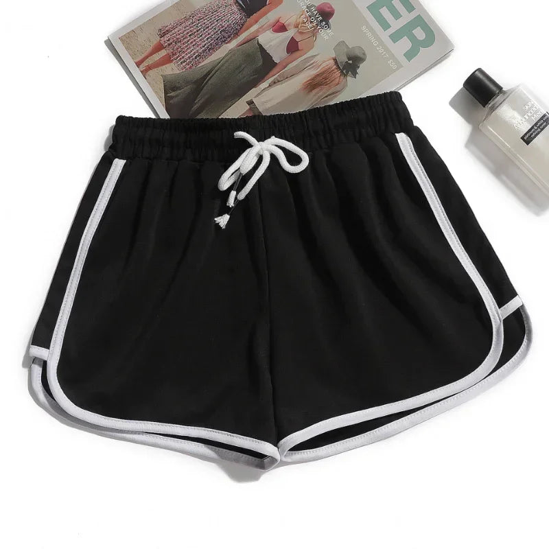 Women's Striped Mini Shorts | OWNLUXE