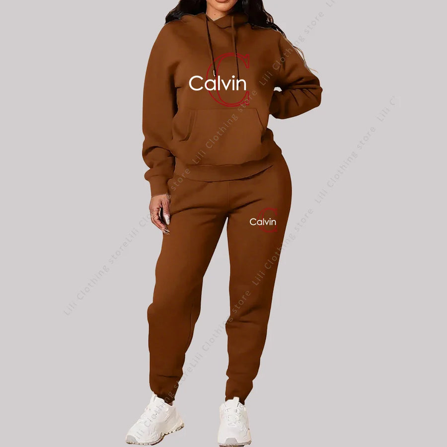 Women's Tracksuit Aesthetic Hoodie | OWNLUXE