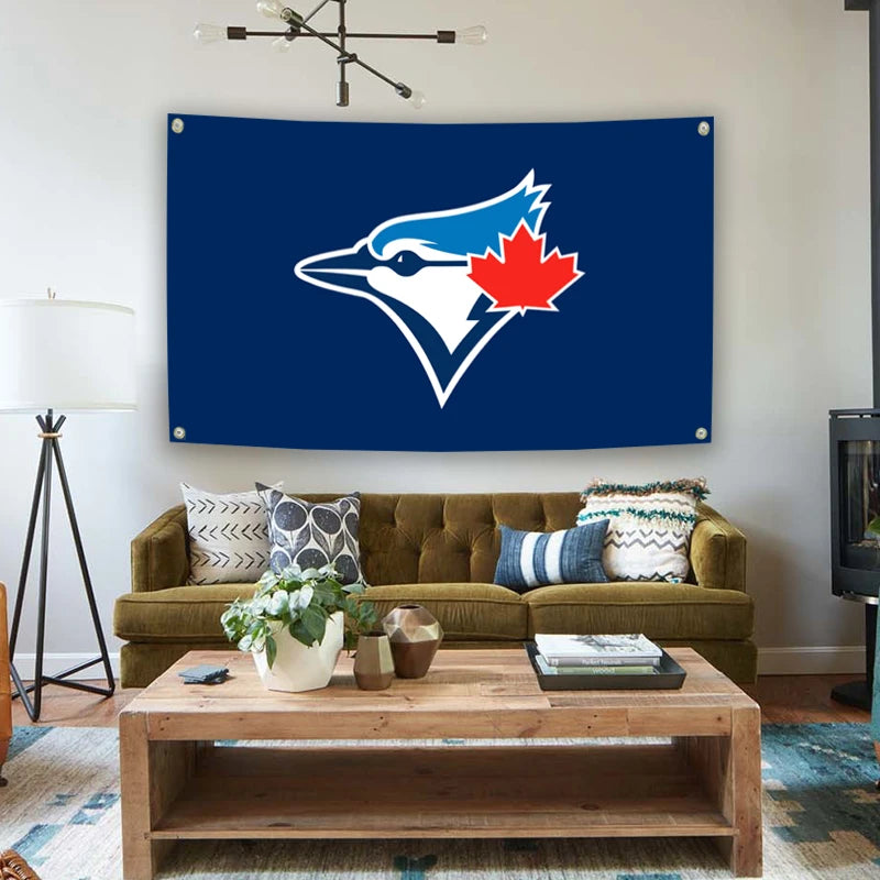 Toronto Blue Jays Flag – Indoor & Outdoor Polyester Banner | OWNLUXE